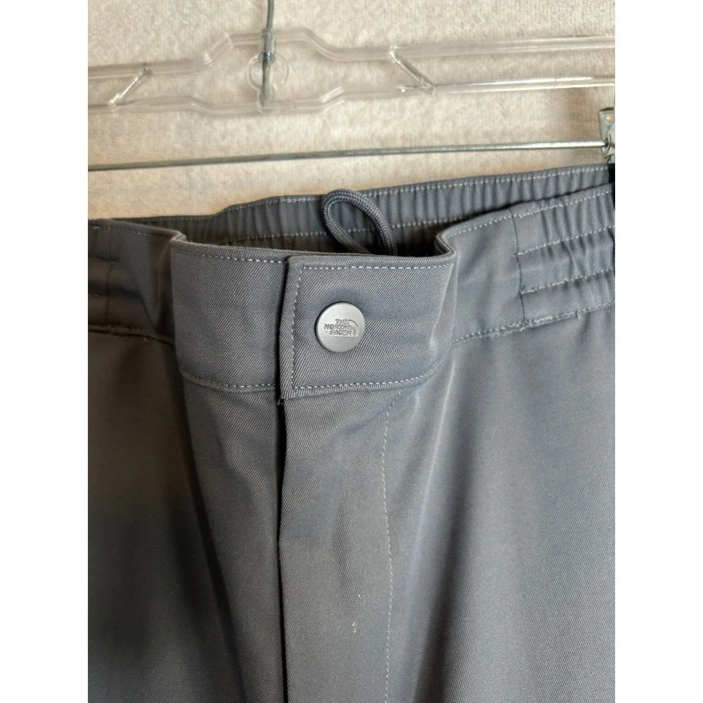 The North Face Mens Gray Technical Hiking Pants Elastic Waist Size 36 Regular